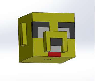 artikuliert Mikecrack Mike Minecraft xbox Kompass pc abspielen Bahnhof Kunst Spielzeug Steve Diamant 3d print model - Mito3D