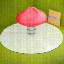 articulated mushroom 3d print model - Mito3D
