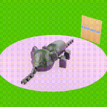 articulado bonito elefante 3d print model - Mito3D