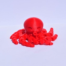 articulated octopus animal figurine 3d print model - Mito3D
