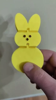 articulated peep easter 3d print model - Mito3D