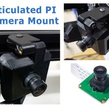 articulated pi camera housing & mount tool raspberry 3d printer parts 3d print model - Mito3D