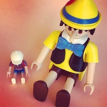 articulado pinocho figura inspirado playmobil cifras juego juguetes Arte juguete clics miniaturas muñecas casa 3d print model - Mito3D