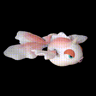 articulado Pokémon Goldeen menino lilás flexi brinquedos brinquedo arte 3d print model - Mito3D