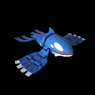 articulated pokemon kyogre pokemon articulated flexi toys toy art articulated  3d print model - Mito3D