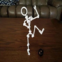 artikuliert beweglich Stickman Körper Modell interaktive_Kunst 3d print model - Mito3D