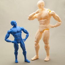 articulated poseable male figure art games characters 3d print model - Mito3D
