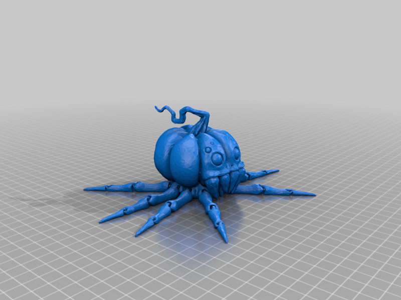 articolato zucca ragno gioco giocattolo 3D print model - Mito3D