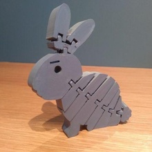 mafsallı tavşan 3d print model - Mito3D