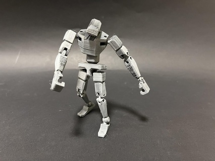 articulado robô figura Estrela guerras mak ácido chuva gi joe estatueta posivel açao brinquedo mech branco 3d print model - Mito3D