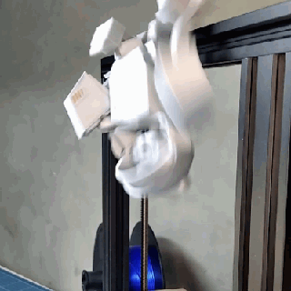 articolato robot scimmia Stampa posto supporti artiglio flettere animale giocattoli bot 3d print model - Mito3D