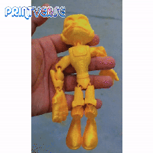 articulated robot print place supports 3d print model - Mito3D