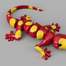 articulated salamander game toy animal 3d print model - Mito3D