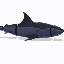 articulated shark game toy toy animal art toy