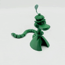articulé Monsieur sifflement 3d print model - Mito3D