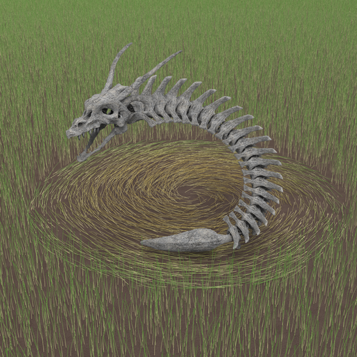 articulé squelette dragon art impressions 3d jouet animal 3D print model - Mito3D