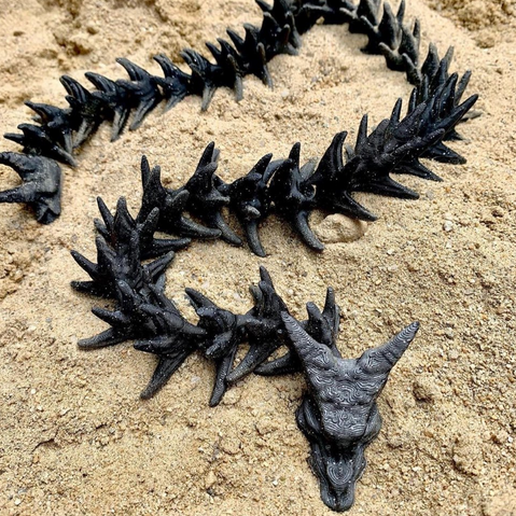 articulé squelette dragon 3D print model - Mito3D