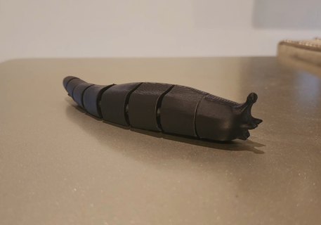 articulated slug Game articulation 3d print model - Mito3D