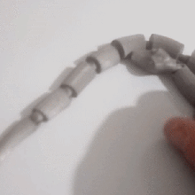 artikuliert Schlange flexy flexibel Spielzeug Klammern 3d print model - Mito3D
