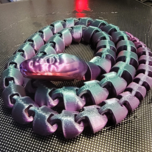articolato serpente 3D print model - Mito3D