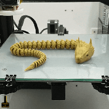 mafsallı yılan Ejderha Sanat esnek oyuncak fantezi çıngıraklı Japonca eklemli baskı yer destekler Şirin Buda Örümcek Adam Kaya 3d print model - Mito3D