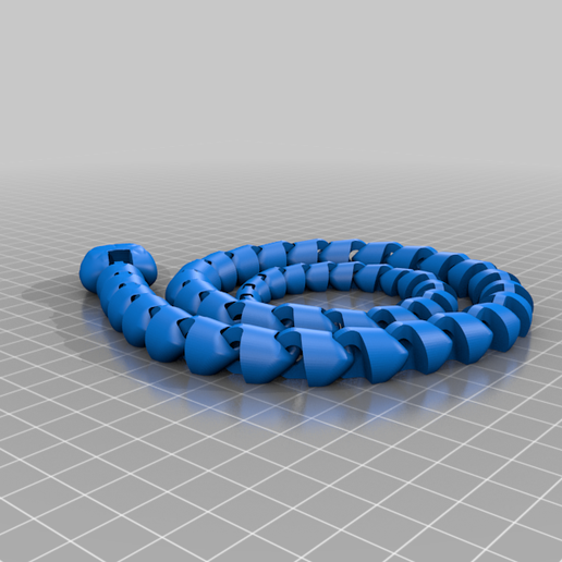 articulado serpiente v8 grande cabeza recargar juego cobra flexionar flexi flexible serpientes animales 3D print model - Mito3D