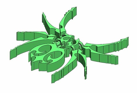 artikuliert Spinne 3 articulado flexibel falten ara Insekt Stamm 3l 3d print model - Mito3D