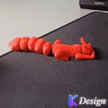 articulated squirrel 3d print model - Mito3D