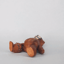 articulated teddy 3d print model - Mito3D