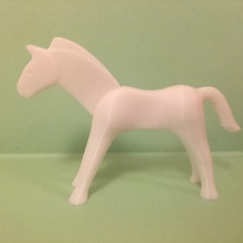 articulado de juguete caballo juego la firma animal centro ecuestre niño lego playmobil articulados cavalier vaquero occidental juegos 3d print model - Mito3D