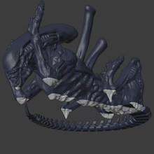 articulated xenomorph parts bed alien aliens o4saken flexible 3d print model - Mito3D