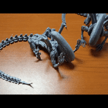 articulated xenomorph game alien aliens o4saken flexible 3d print model - Mito3D