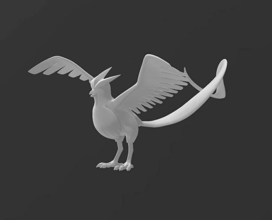 articuno articolo 3d modello pok lun Pikachu elettore zapdos solfuro moltres dracaufeu charizard 3D print model - Mito3D