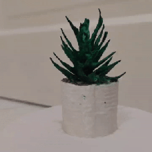 artificial planta maceta 3d print model - Mito3D