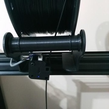 artillery x1 reel support tube coils rolls filament 3d print model - Mito3D