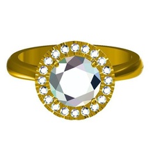 artistic jewelry 3d cad design sale model stl wedding ring engagement 3d print model - Mito3D