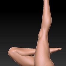 sanatsal yüzme Sanat senkronize bacaklar 3d print model - Mito3D
