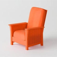 arts crafts morris chair game 3d print model - Mito3D
