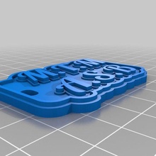 asb jewelry customized keychains 3d print model - Mito3D
