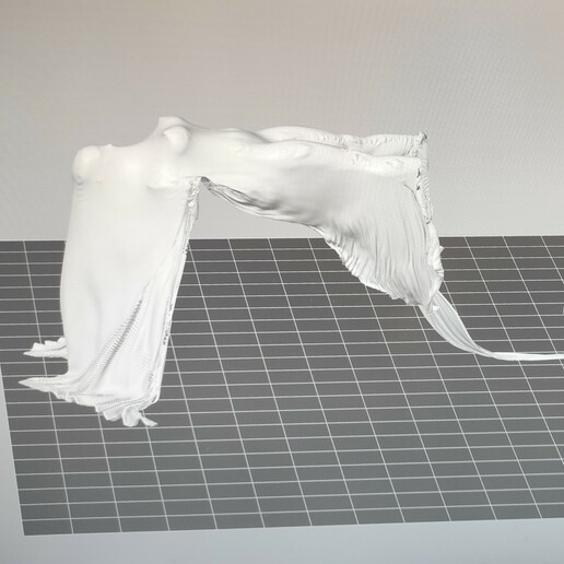 ascension girl woman phantom ghost fashion ascendent art figure 3D print model - Mito3D