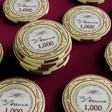 Ascona 1000 poker frites Jeu jetons casino 3d print model - Mito3D