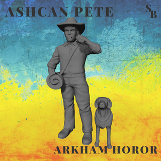 ashcan pete 32mm arkham horror investigators 3d print model - Mito3D