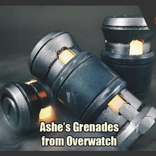de ashe grenades overwatch jeu 3d print model - Mito3D