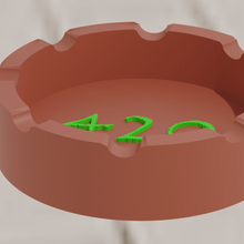 ashtray 420 home chilltime 3d print model - Mito3D