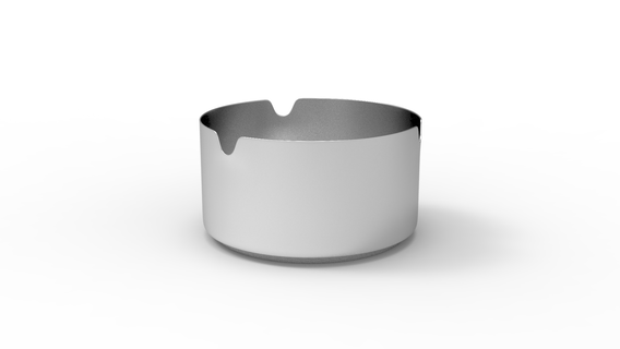 ashtray accessory cigarette stl 3d print cup tobacco bin pan receptacle bar ad accessories 3d print model - Mito3D
