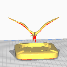 Aschenbecher Adler neigen 3d print model - Mito3D
