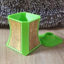 ashtray iqos - universal storage box wood surface desk heets trash design easy print 3d print model - Mito3D