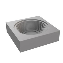 ashtray mold concrete creation home smoking molding design tray 3d print model - Mito3D
