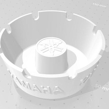 portacenere posacenere yamaha 30 motore motociclo moda gadget sigaretta logo print3d 3d print model - Mito3D