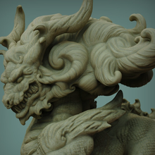 asiatique dragon architecture jouet animal figurine 3d print model - Mito3D